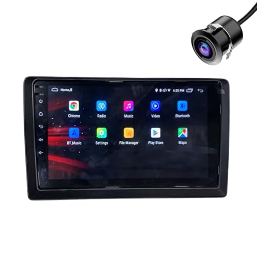 Image of Modorwy Original QLED 9 inch Zlink Car Android Stereo | OS 13 | 2GB+32GB | Display Support Car Play & Android Auto | incl. AHD Rear Camera & Frame Compatible with Mahindra Scorpio Old - 1 Year Warranty