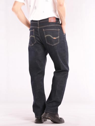 XYGJZ Mens Straight Leg Denim Jeans Regular Fit Big and Tall Denim Pants2