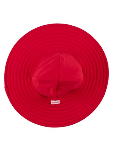 Image of RuffleButts Baby /Toddler Girls UPF 50+ Sun Protective Wide Brim Swimwear Sun Hat
