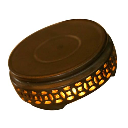 GARVALON 1pezzi Incenso Bruciatore Vintage Supporto Per Bruciatore Di Incenso Base Per Di Porta Di Per Casa e Ufficio Decorazione Luminosa Per Aromaterapia