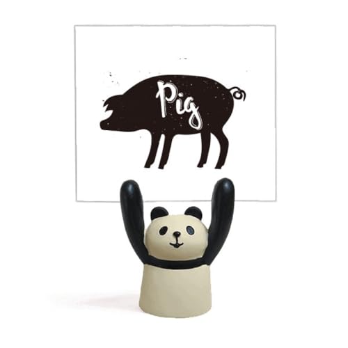 Porte-mémo cochon noir et blanc pour ne plus jamais oublier vos rendez-vous