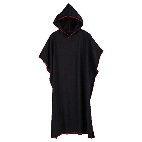 Preisvergleich Produktbild laamei Erwachsene Poncho Kaputzen Strand Badeponcho Strandtuch Bademantel Kapuzenhandtuch Duschtuch Badetuch