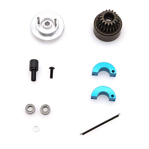 YU-NIYUT 1Set Flywheel Clutch Bell 16T 21T Shoes Spring Ball Bearings Nitro Engine Parts RC Vehicle Modification Fun for Adults and Kids