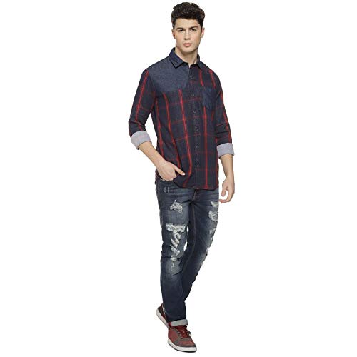 Image of CAHOOT Checkered Men's Full Sleeve Casual Shirt