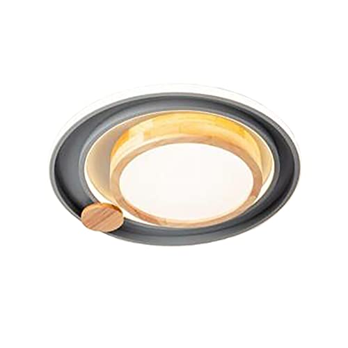 Plafonnier LED bois scandinave pour créer un salon chaleureux et lumineux