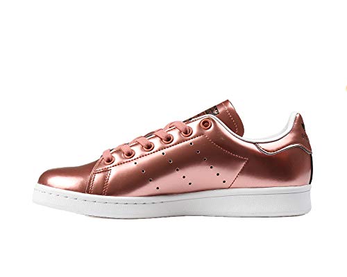adidas Stan Smith Baskets Basses Femme, Marron Copper Metallic Copper Metallic Footwear White, 38 2/3 EU