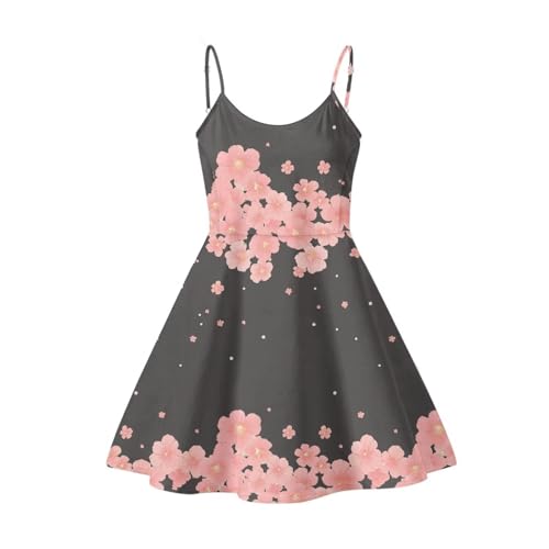 Image of Spaghetti Strap Midi Satin Dresses Summer Sleeveless Sundree Women Girl Beach Party Swing Dress