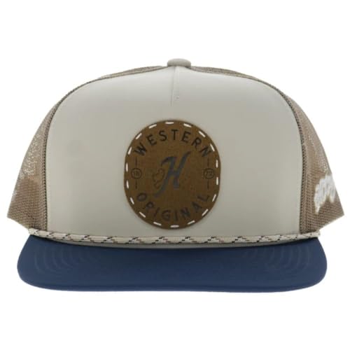 Image of HOOEY Spur Adjustable Snapback Hat - High Profile 5-Panel Breathable Mesh Baseball Cap, Trucker Hat for Men and Women