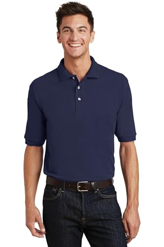 Port Authority Heavyweight Cotton Pique Polo Shirt...
