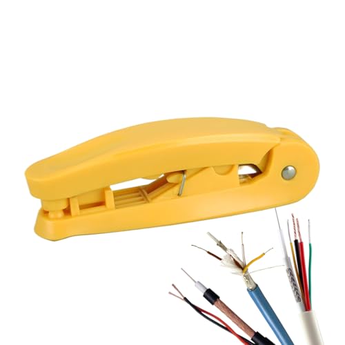 Crimpadora de alambre de red de alto rendimiento, alicates de crimpado compactos, herramienta de perforación multiusos con mango deslizante, cortador eficiente para cables de red, categoría 5, 6