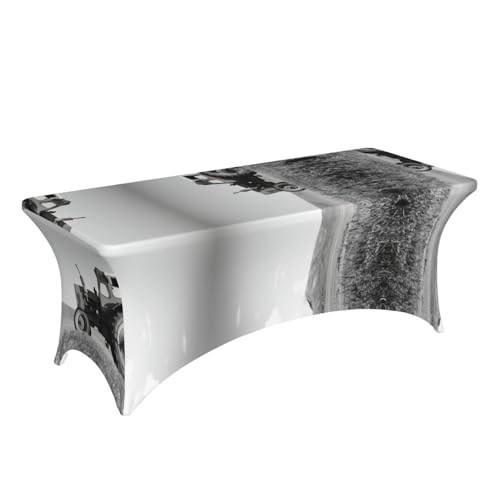 Housses de table rectangulaires extensibles pour protéger et décorer vos buffets - 4