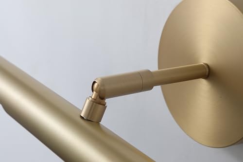 Image of 24 Inch Hardwired Brass Picture Lights for Wall Art Light Wall Picture Light Hardwired for Gallery Art Frame Lighting (Bulb Included)