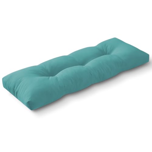 Wellsin Indoor/Outdoor Bench Cushion, Waterproof Patio Bench Seat Cushion with Non-Slip Bottom...