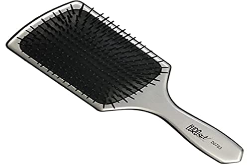 EUROSTIL 8423029004040 Brosse chromée métallique rectangulaire 200 g
