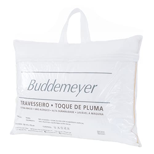 Travesseiro Toque de Pluma, Avulso, 50x70 cm, , Branco, Buddemeyer