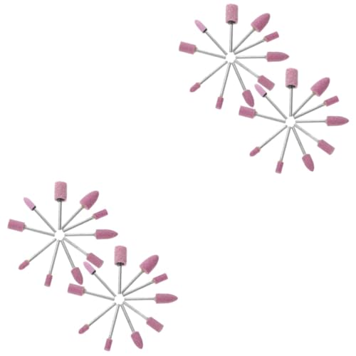 NAMOARLY 2sets Stone Grinding Tools Grinding Bits for Drill and Metal Polishing 20pcs*2