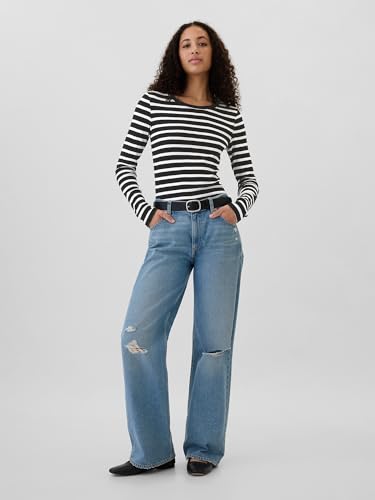 GAP Women's Long Sleeve Favorite Crew-Neck T-Shirt3