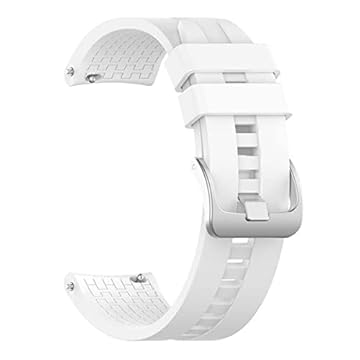 Estilo no Pulso, Pulseira compatível com Garmin Venu 2 ou Venu 3 45mm - Silicone Style 22mm cor:Branca