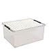 Produktbild SUNWARE Q-Line Box - 120 Liter - 80 x 50 x 38cm - transparent/metallic