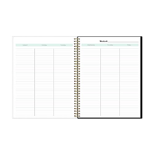 Blue Sky Undated Academic Year Teacher Weekly Lesson Planner, 8.5" X 11", Flexible Cover, Wirebound, Gale (136608-A23) #TOP1