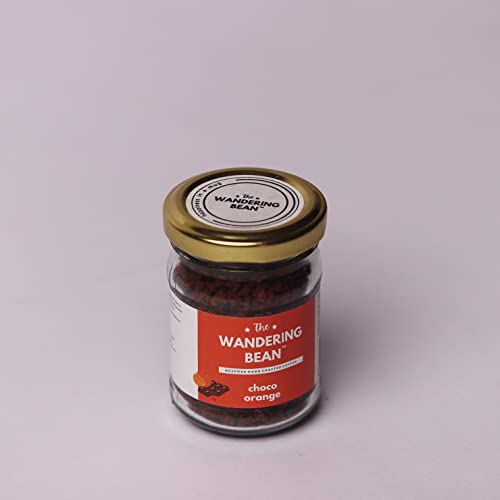 Image of The Wandering Bean Granule Blend Rich & Smooth Choco Orange Jar Instant Coffee (40Gm) Gift Festive, Best Gift Hamper