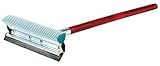 Carrand 9010R Red 8' Metal Squeegee Head with 20' Wood Handle