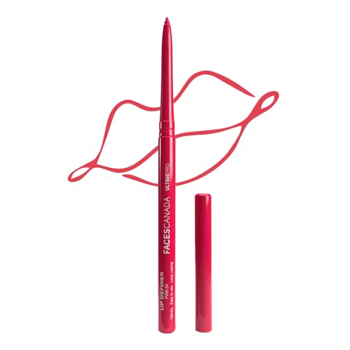 Image of FACES CANADA Ultime Pro Lip Definer - Pink, 0.35g | Rich & Creamy Texture | Matte Finish | Fuller & Brighter Lips | Easily Blendable | Highly Pigmented | Waterproof & Smudgeproof
