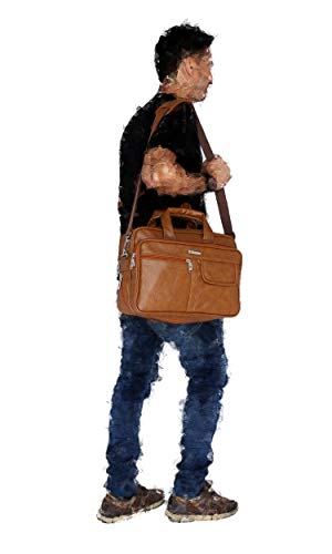 Zipline Laptop bags for men office use | Executive Formal 14 inch Macbook, Macbook Pro, Laptop Compatible Messenger Laptop Bag for Man & Women