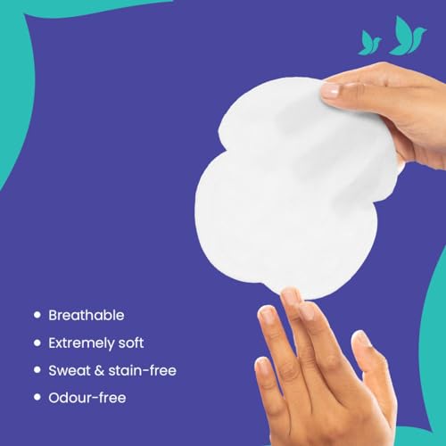 BLISSNATURAL Underarm Sweat Pads | No More Sweat Stains | Super Soft Sweat Pads | Absorbs Sweat Stains & Odour Free | Skinny Fit And Breathable | For Men And Women Pack Of 10 pads - Image 4