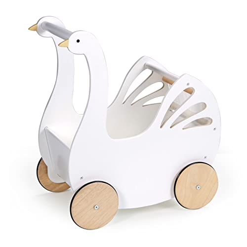 Tender Leaf Toys Swan Pram for Kids