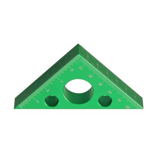 Équerre de charpentier pour mesure de précision et traçage de chevron 45°