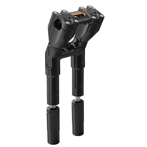 Élévateur de guidon FXBB FXBBS noir et orange adaptateur moto