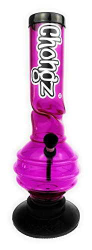 Chongz Acrylic 30cm Marz Ice Twist Bubble Waterpipe Bong (Purple)