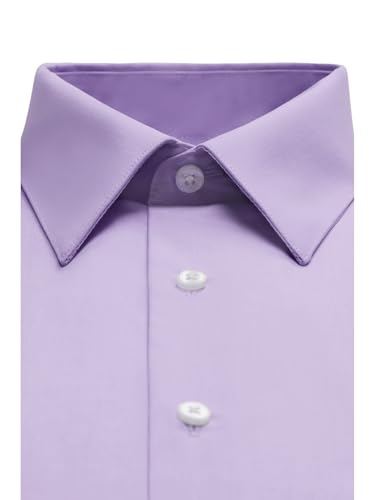 Image of Van Heusen Men's Poplin Regular Fit Solid Point Collar Dress Shirt