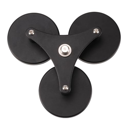 Triple Mag Mount with Quick-Release Tip, Survey Base for GNSS Accessory Magnetic Mount of GNSS Antennas