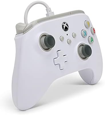 PowerA Wired Controller for Xbox Series X|S - White, gamepad, wired video game controller, gaming controller, works with Xbox One - 2