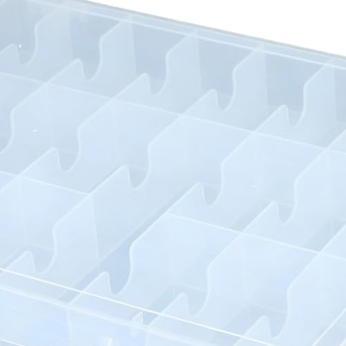 Récipient transparent empilable avec 46 compartiments de tri - 7