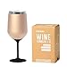 Huski Wine Tumbler 2.0 | New | Award-Winning Design with Detachable Stem | Premium Stainless Steel Wine Glass with Lid | Triple Insulated Tumbler | 355ml Capacity | Great Gift (Champagne)