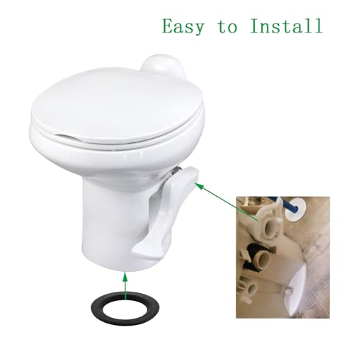 Image of 42049 RV Toilet Flush Water Valve Replacement Kit, for Thetford Aqua Magic Style II Permanent Toilets with Closet Flange Seal
