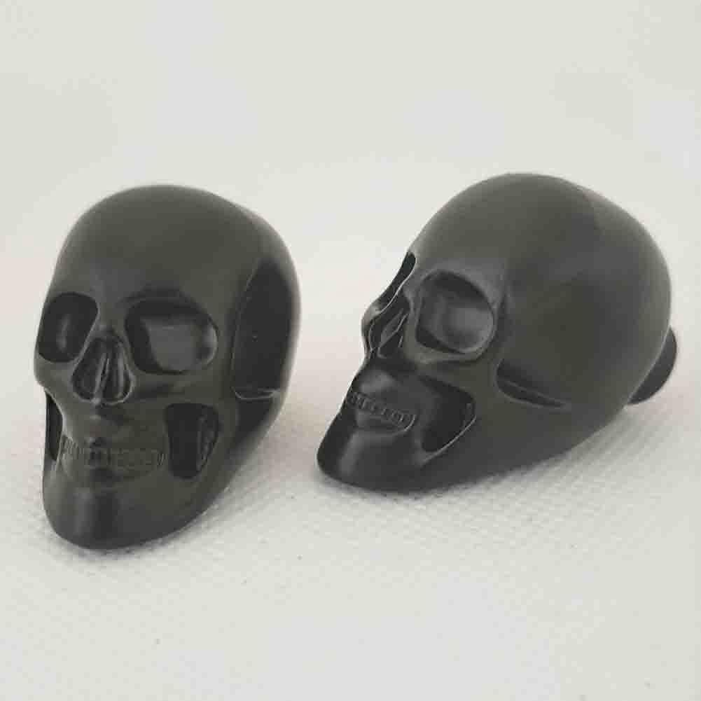Skull Knobs，ZjarFwg 4 Pcs Drawer Cabinet Handle Cabinet Hardware Kitchen Pulls Cupboard Handles Dresser Drawer Knobs Kitchen Hardware Black