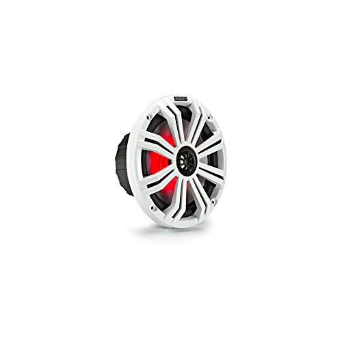 Image of KICKER 8 inch White Marine LED Speakers - 4-Pairs of OEM Replacement Speakers