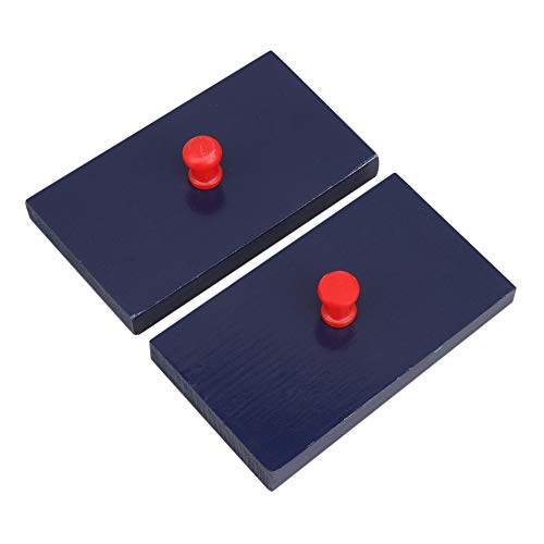 A Pair Blue Sanding Blocks for Musical Percussion Wooden Sand Board (SB-100)
