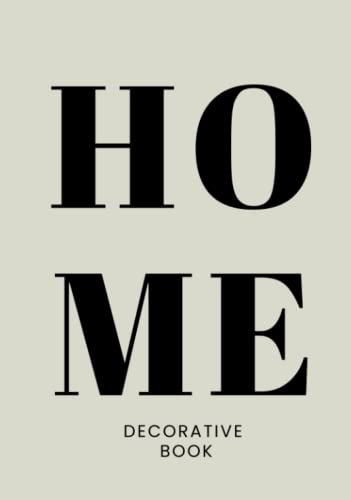 Home Decorative Book: Daily Planner for Displaying on a Shelf or Coffee Table. A Modern Addition to Your Interior Design (Stone) image 2