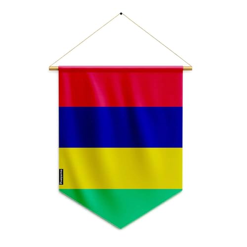 Pixelforma Banderín de Mauricio para colgar en poliéster 30 x 45 ...