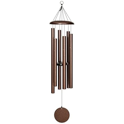 Corinthian Bells by Wind River - 44 inch Copper Vein Wind Chime for Patio, Backyard, Garden, and Outdoor Decor (Aluminum Chime) Made in The USA