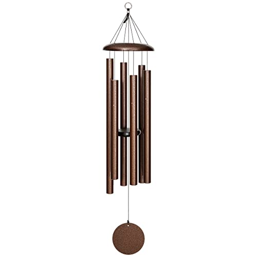 Corinthian Bells by Wind River – 44 inch Copper Vein Wind Chime for Patio, Backyard, Garden, and Outdoor Decor (Aluminum Chime) Made in The USA