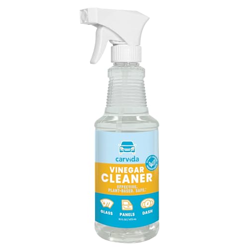 Carvida Vinegar Cleaner, Plant-Based, Multi-purpose Automotive Cleaning Spray, Natural Mint Scent, 16oz