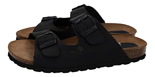 Sandales en cuir femmes Noir 36 EU chaussures INTER-BIOS 7206