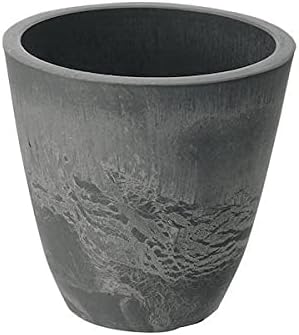 リッチェル Richell Botany Plain Pot, Design Planter, Type 12, Dark Gray