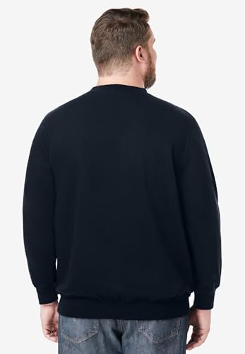 KingSize Men's Big & Tall Fleece Crewneck Sweatshirt2